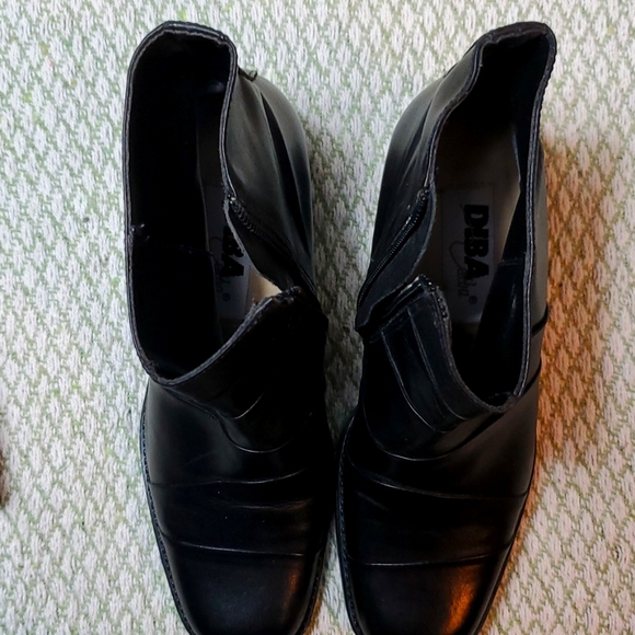 Diba Cuba black Brazilian leather boots sz 6. - Picture 5 of 9